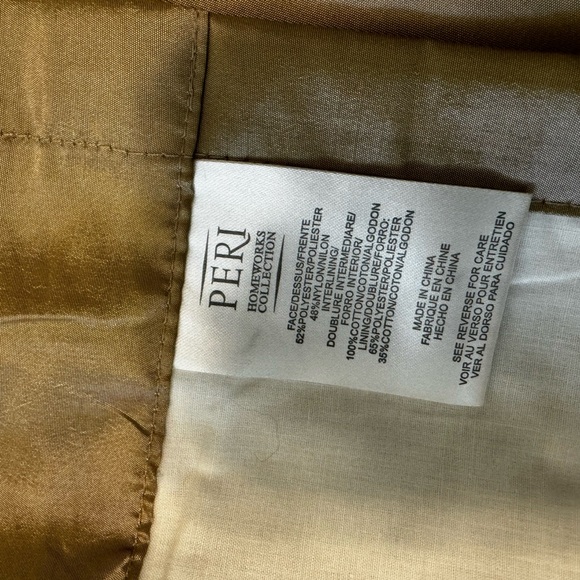 Curtains-Bed Bath & Beyond by Peri Homeworks Collection 54”X96”, champagne gold - Picture 7 of 7